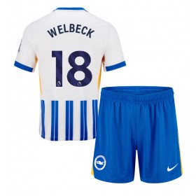 Brighton Danny Welbeck #18 Heimtrikot 2024-25 Kurzarm (+ kurze hosen)